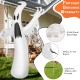 12 feet Halloween inflatable ghost with LED lights, made of durable polyester, perfect for outdoor spooky decorations.
