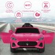 Pink 12V Maserati kids ride-on car with remote control, 2 driving motors, and realistic design for fun outdoor play.
