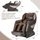 SL Track full body zero gravity massage chair recliner in brown with heat therapy and adjustable settings for.