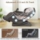 SL Track full body massage chair in brown, featuring zero gravity positions and heat therapy for ultimate relaxation.