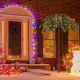 6-foot pre-lit artificial palm tree with 250 warm-white LED lights, creating a festive tropical atmosphere for.