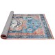 Distressed vintage indoor area rug, 5 x 7 inches, with non-slip surface, perfect for living room or bedroom decor.