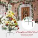 2-foot pre-lit flocked Christmas tree with vivid ornaments and a sturdy metal stand, perfect for festive outdoor.