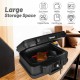 Fireproof waterproof safe box with lock, large interior for documents, jewelry, and valuables, ideal for travel and.
