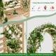 Wooden garden bench arch pergola with climbing trellis, perfect for relaxing outdoors and supporting climbing plants.