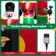 8 feet inflatable nutcracker soldier with 2 LED lights, made of waterproof polyester, perfect for outdoor holiday.