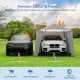 Heavy-duty 10 x 16 ft carport with galvanized steel frame and 200G PE fabric, ideal for vehicle storage and outdoor.