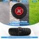 All-terrain rubber wheel for firewood log cart, 3.5” thickened, anti-slip design for stable movement on various.