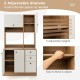 Kitchen pantry featuring 2 adjustable shelves, 3 cabinets, and 3 deep drawers for versatile storage solutions.
