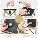 Step-by-step assembly of the Farmhouse Vintage Ceiling Light with E26 socket, featuring a sturdy iron frame and wood.