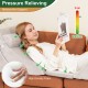 Gray 6-piece wedge pillow set including head, back, and leg pillows for neck and back pain relief, ideal for versatile.