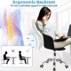 Ergonomic office desk chair with soft padded PU leather seat, adjustable height, and 360° swivel for optimal comfort.