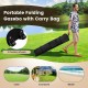 Portable 13 x 13 feet pop-up gazebo tent with mesh sidewalls, wheeled carry bag, ideal for outdoor gatherings and.
