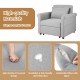 Gray 3-in-1 pull-out convertible sofa bed with adjustable backrest and zippered pillow for versatile comfort.