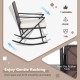 3-piece patio wicker rocking chairs set with heavy-duty metal frame, featuring soft cushions and ergonomic design for.