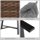 Hand-woven mix brown PE rattan coffee table set with quick dry cushion, featuring anti-slip foot pads for outdoor.