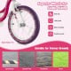 16-inch kids bike with removable training wheels, anti-slip nylon rubber tires, suitable for various surfaces.