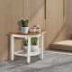 Brown waterproof HDPE shower bench with semicircular design and a 2-tier storage shelf, perfect for stylish.