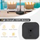 Patio fillable umbrella base in black, made of high-strength HDPE, designed for stability at poolside or yard.