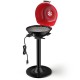 Portable electric BBQ grill with an adjustable air vent and sturdy base, perfect for tailgating and outdoor events.