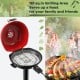 Portable electric BBQ grill with a 161 sq.in grilling area, featuring a non-stick rack and adjustable temperature for.