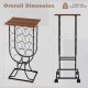 Wine rack with detachable wheels, holds 14 bottles, black metal structure, stylish design for easy movement and storage.