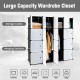 16-cube storage organizer in black featuring a modular design, perfect for efficient storage in bedrooms or entryways.