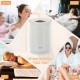 21L gray bathroom towel warmer with flip top lid, perfect for spa, hotel, and home use, heats towels in 15 minutes.
