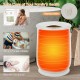 Gray 21L bathroom towel warmer with flip top lid, auto shut-off, and rapid heating for spa-like comfort at home.