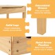 Kids multi-activity play table with solid legs, reversible tabletops, and storage for versatile use in playrooms.