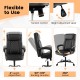 High back ergonomic executive chair with thick headrest cushion, 360° swivel, and 19"-23" height adjustment for comfort.