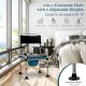 4-in-1 folding bedside commode chair with adjustable height, detachable bucket, and ergonomic design for stability and.