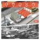 Expandable dish drying rack with detachable utensil holder, designed for efficient drying of plates, cups, and pots.