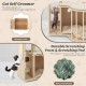 Multi-level cat tree with removable cushions, sisal scratching posts, and durable design for climbing and resting.