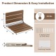 Wall-mounted foldable bathroom bench with waterproof HIPS material, stainless steel frame, and slatted design for.