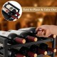 2-tier 8-bottle wine rack with adjustable foot pads, featuring an open design for easy access and space-saving.