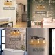 3-light vanity lamp with metal wire cage in oil rubbed bronze, ideal for bathroom, living room, or corridor decor.