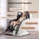 Provox 27-Comfort 2D Full Body Massage Chair in brown with voice control, featuring 12 auto massage modes and heating.