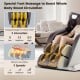 Foot massage feature of the Provox 27-Comfort chair, showcasing airbag massage and adjustable speed settings for.