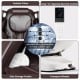 Close-up of the Provox 27-Comfort massage chair's remote control and side storage pocket, featuring easy operation and.