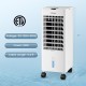 3-in-1 evaporative air cooler in white, highlighting the compact design with 23-inch height and 5.2 ft cable for.