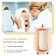 Large gray towel warmer with fragrant disc holder, offering fast heating and 23L capacity for towels and clothes.