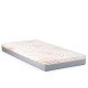 Twin size memory foam mattress with jacquard cover, 8 inches thick, suitable for adjustable bed bases and breathable.