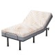 Twin size memory foam mattress with jacquard cover, showcasing gel-infused air foam for body contouring and support.