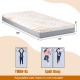 Twin size memory foam mattress with jacquard cover, 8 inches thick, designed for adjustable bed bases and enhanced.