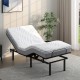 Adjustable bed with 8-inch Twin XL cooling memory foam mattress, featuring breathable ice silk cover and gel infusion.