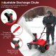 20-inch electric snow thrower with adjustable chute, featuring a powerful motor and ergonomic handle for easy snow.
