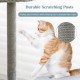 Cat tree with sisal scratching post and cozy top perch, designed for play and relaxation in gray.