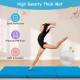 Tri-fold gym mat in blue, 6 x 2 FT, made of high-density EPE foam, ideal for yoga and martial arts.