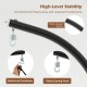 Close-up of the hanging swing chair's reinforced metal frame and spring hook, showcasing high-level stability features.